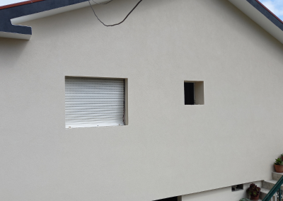 Renovação de fachada com aplicação de capotto