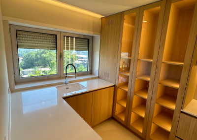Antes e depois de remodelação completa apartamento T3